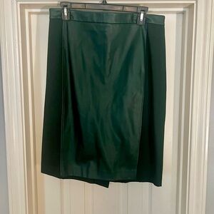Ann Taylor Factory Dark Green Pencil Skirt